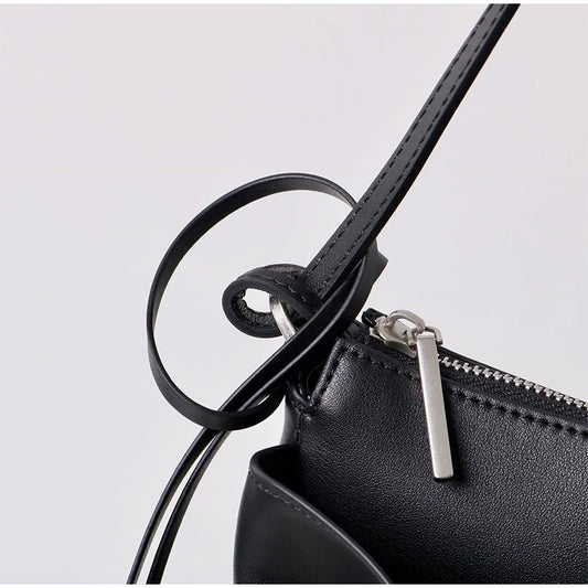 Luxury Metal Lock Buckle Crossbody Shoulder Bag