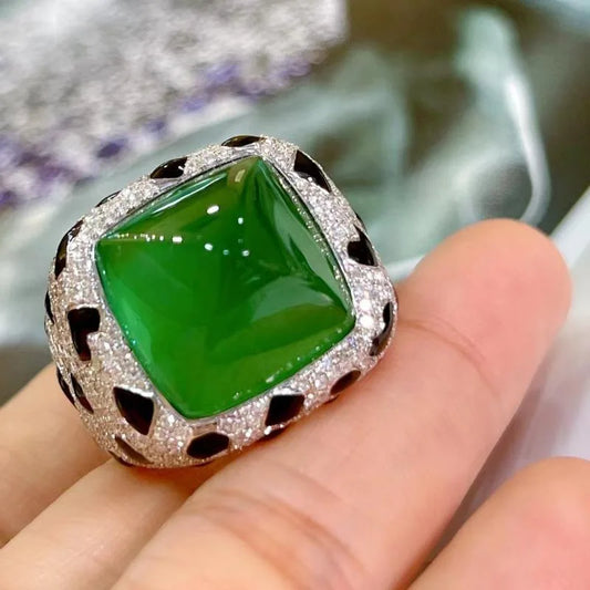 Luxury Leopard Print Design Rings